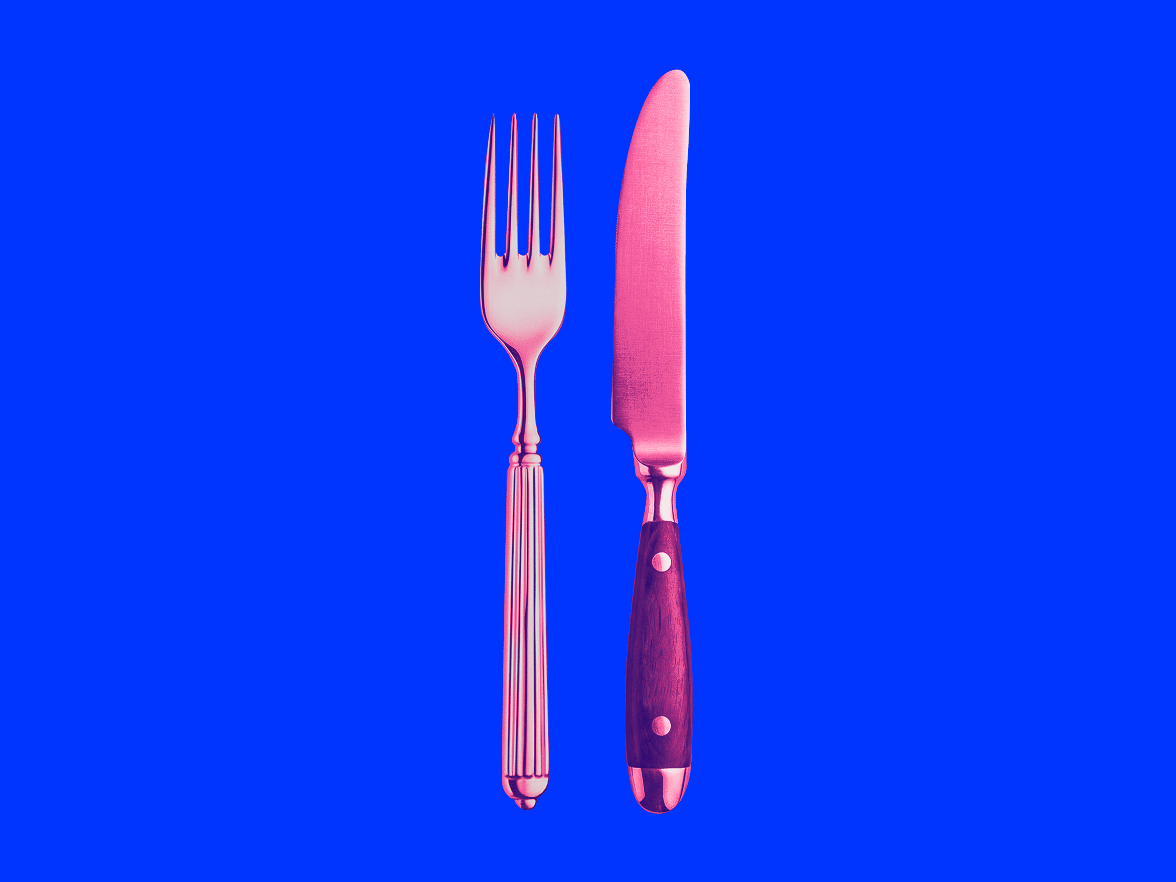 Вилка и нож